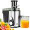 Juicer Machines,SUPERLEX Juicer Centrifugal Juicers Machine 600W Electric Power Juicer Whole Fruit and vegetable, 2 Speeds Setting Fresh Fruit Squeezer Wide Mouth Cirtus Juicer Extractor