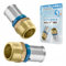 Rimex Raccord à compression 16 x 1/2 filetage extérieur PEX - Peut être clipsé - En laiton massif - Compatible avec les mâchoires à sertir en U