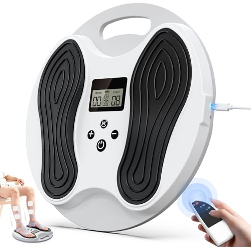 Dancespot Medic Durchblutungs-stimulator Beine, Durchblutungsstimulator Füße Beine mit 4 TENS Elektroden Pads, EMS Fußmassagegerät Elektrisch Verbessert Durchblutung Neuropathie Linderung Fußschmerzen