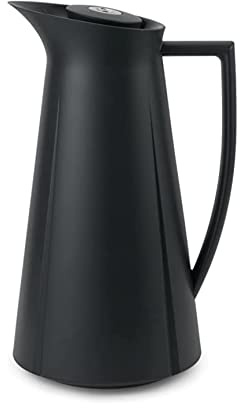 Rosendahl Isolierkanne 1,0 l Grand Cru klassisch Tastenfunktion, Schwarz