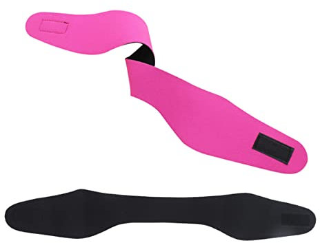 Toddmomy 2stücke Neopren Schwimmstirnband Ohrband Zum Schwimmen Und Tauchen Kopfschutzband Mit Verstellbarem Design Für Yoga Wassersportarten Reisen Zum Pool See Oder Strand