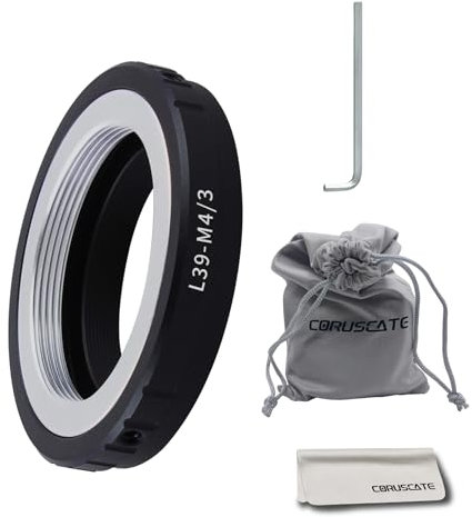 L39-M4/3 Lens Adapter,Compatible LM M39 L39 LTM 39mm Lens to Micro Four Thirds (M4/3 MFT) mount cameras:EPL7,EPL6,EPL5,EPL3,EPM1,EP2,EPL2,GX85,GX80,GX9,GX8,GX7,BGH1,GF1,GF2,G6,GF1,GF2,GF3