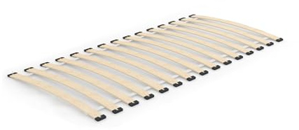 Generisch Sommier à Lattes en Bois de Bouleau et Ressorts 70 x 200 cm 16 Lattes Lit, Cadre, Dormir, Confort, Bois, Naturel, Chambre à Coucher