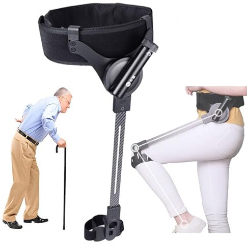 Ausili per La Deambulazione Bionic Body Power, Per Ictus, Emiplegia, Deambulatore, Riabilitazione Degli Arti Inferiori, Ausilio Per Camminare Con Le Gambe, Per Adulti E Anziani,Left-L