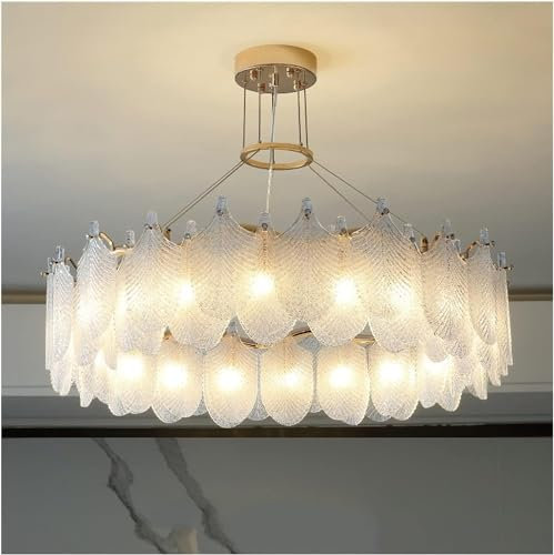 Lámparas LED, lámparas colgantes de vidrio Lámpara colgante LED compatible con comedor Dormitorio - Sala de estar Iluminación interior Luminaria de suspensión