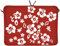 Digittrade LS107-15 Red Flower Designer Laptoptasche 15,6 Zoll (39,1 cm) Neopren Laptop-Hülle Sleeve Tasche Schutzhülle Cover Case Bag rot-weiß
