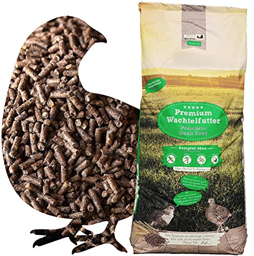 WachtelGold Wachtelkorn SojaFrei 25kg - Legekorn, Wachtelfutter ohne Gentechnik & ohne Soja