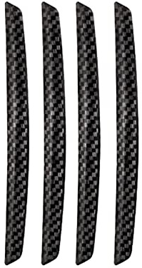 FENGCHUANG 4 Pcs de Protecteurs de Bord de Porte en Fibre de Carbone Protection Contre Les Collisions de Voiture, Autocollants de Protection de Voiture, Peuvent être Utilisés dans Diverses Voitures