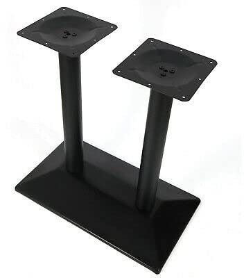 Tischbeine Zweispaltig Tischgestell Tisch Modell Untergestell Tischfuß 72Cm Schwarz Edelstahl Doppel Bistrotisch Tischuntergestell Doppeltischfuß MöBelfuß Tischbein Tischkufen Set Tischfüße Modern
