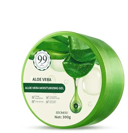 Gel d'aloe vera 99% crème hydratante pour le visage, les cheveux et le corps 300ml
