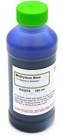 1% Aqueous Methylene Blue, 100mL - The Curated Chemical Collection