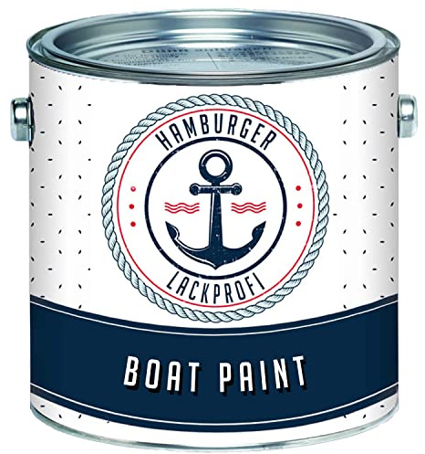 Hamburger barniz profesional para barcos mate para madera y metal, color turquesa menta RAL 6033, color verde yate, 1 L
