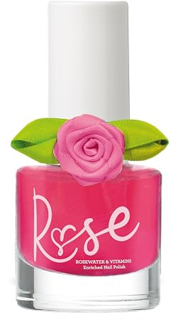 Snails 511795 Kinder Nagellack I’m Basic, Peel-Off Formel, abziehbar, auf Wasserbasis, unbedenklich, vegan, mit pflegendem Rosenwasser