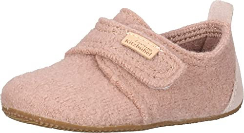 Living Kitzbühel Klettmodell mit Verstärkung aus Leder Hausschuh, Woodrose, 32 EU