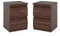 MRBLS Nachttisch 2er Set Nachtschrank Nachtkommode Modern Möbel mit Schubladen Kommode Holz Schubladenschrank für Ihr Schlafzimmer (Wenge) – 30 x 40 x 30 cm (B/H/T)