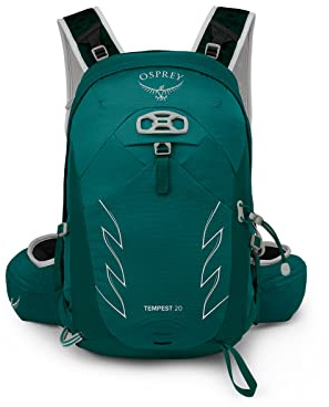 Osprey Tempest 20L Women's Hiking Backpack with Hipbelt, Jasper Green, WM/L, Extended Fit