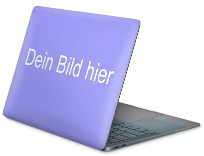 Skins4u Aufkleber personalisiert individuell kompatibel mit MacBook PRO 13 14 15 16 Laptop Notebook Skin Kratzerschutz Schutz Folie selbst gestalten personalisiert mit Deinem Wunschbild