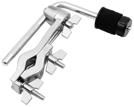 Hsthe Sea Beckenständer Klemme mit Galgenarm, Drum Set Verlängerung Halterung für Percussion Instrumente, Durable Drum Hardware Zubehör