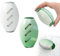 2 Pièces Rouleau Anti-Peluches Réutilisable, Rouleau Adhésif Lavable, Rouleau à Peluches pour Poils d'animaux Enlever Peluche Vetement Anti Peluche pour Vêtements, Lit, Tapis (Blanc et Vert)