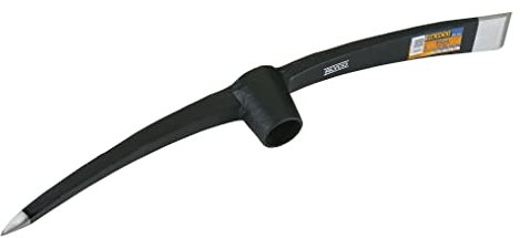 Pico de 2,5 kg con cabeza resistente, ideal para trabajos de jardinería y construcción, útil para cavar y romper terreno duro.