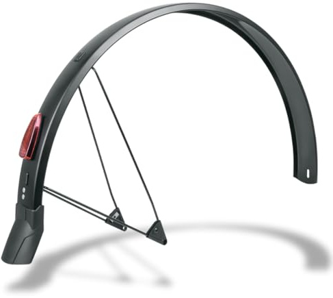 Urban Arrow Garde-boue arrière 26 (accessoires de vélo, spoiler, adaptateur V avec système de sécurité ESC, construction sandwich en aluminium/plastique, spécialement conçu pour les vélos cargo Urban