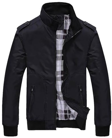 Veste Bombers Homme Décontractée Simili Cuir Vestes De Sport Parka Imperméable Doudoune Matelassée Blouson Moto Ete Manteau Cargo pour Jacket Automne Léger Fine Printemps en Jean Été Militaire~