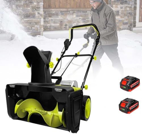 CUTANGELAR Quitanieves De Alta Potencia Con Motor Sin Escobillas Y Una Pala Quitanieves Eléctrica Inalámbrica De 3500 W. Con Un Ancho De Limpieza De 50 Cm. Ideal Para Nieve Pesada Y Húmeda En Entradas