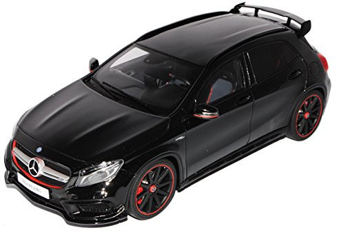 GT-Spirit Mercedes-Benz GLA X156 45 AMG Schwarz Ab 2013 Nr 064 1/18 Modell Auto mit individiuellem Wunschkennzeichen