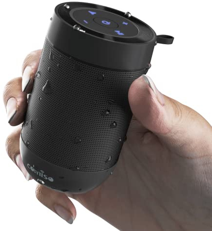comiso Bluetooth Speaker, Portable Bluetooth Speakers with Wireless Stereo Pairing, Built in Mic, 360° HD Sound,IP65 Waterproof Speaker,Support TF Card, for Home/Party/Outdoor/Beach,Gift For Men/Women