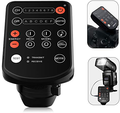 AODELAN Disparador de flash inalámbrico para Canon, Sony, Nikon, Olympus, Fujifilm, Panasonic, Samsung; reemplaza P-rofoto 901031 Air Remote