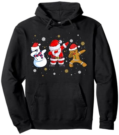 Dab Pere Christmas Pull de Noël pour Homme Sweat à Capuche