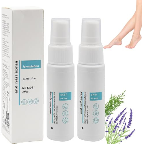 Fußpilz Spray - Intensive Hautpilz und Nagelpilz Spray Behandlung, 2x30ml Fungizid Spray Fusspilz Spray, Schnell Wirksam, Juckreiz-Linderung, Fußpilz Behandlung Schutzspray für Nagel und Fußpflege