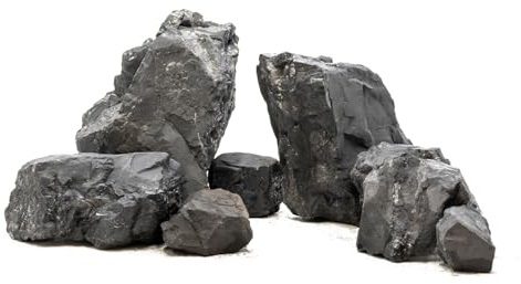 Unocho Rocas para Acuario 2,25kg Piedras Naturales para Acuarios, Aquascaping y Decoración de Tanques, Vivarios, Paludarios y Jardines en Miniatura (4 Piezas, 7–15 cm)
