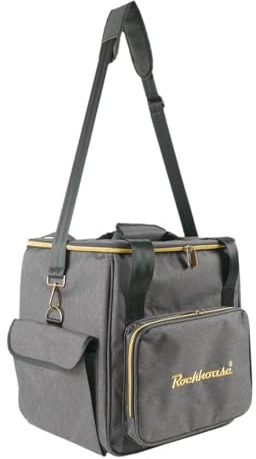 Moyeetings Borsa Porta Dischi, Scatola per Il Trasporto, Grande capacità, Portatile, Facile da Riporre, Album LP