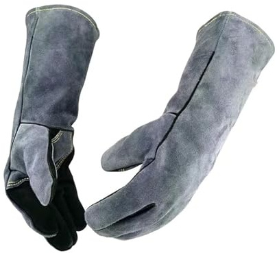 Suministros de soldadura, Guantes de soldadura, guantes de soldadura, guantes for horno de barbacoa, mitones con aislamiento térmico