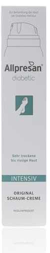 Allpresan diabetic INTENSIV Schaum-Creme - bei Diabetes mellitus - für sehr trockene bis rissige Fußhaut - 200 ml (1er Pack)