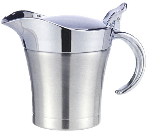 Thermo salsiera salse thermos a doppia parete in acciaio inox ciotola glacette salse