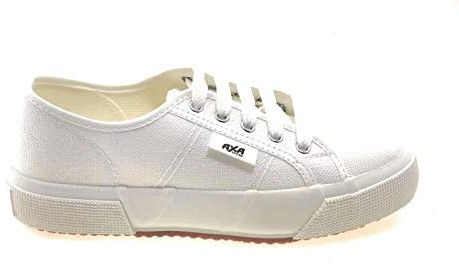 Scarpe da Ginnastica Basse Bianche - Scarpetta Comunione - Tennis Unisex Made in Italy - Numero 29