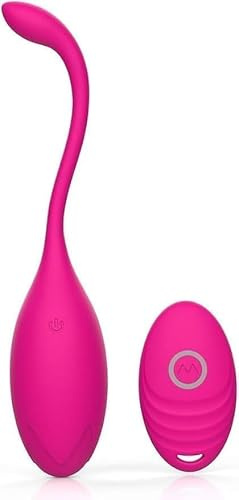 Toys Hub Uovo Vibrante con Telecomando per Punto G e Clitoride – 10 Modalità | Doppio Lato | Portata 10 m | Silicone Sicuro | Ricaricabile USB | Giocattolo Coppia – Rosa