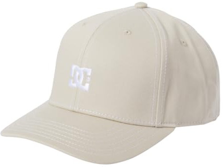 DC Shoes DC Cap Star Snapback Gorra Newsie, Silver Lining, Estándar para Hombre