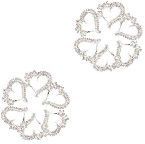 DIYEAH 20 Stk Heißkleber-Bodenstoffaufkleber Schuhe mit Strass-Patches applizierte Dekore schuhreparatur edelstein beauty zubehör Strasssteine Aufnäher Schuhe Kosmetik schmücken