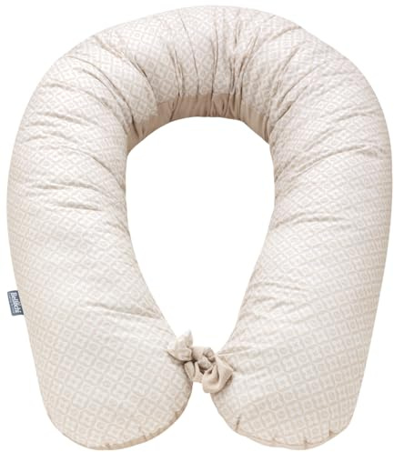 Bellochi | Multifunktionell Graviditets- och Amningskudde | 170cm Längd | 15cm Bredd | 45cm Omkrets | Bomull, Sammet | Lux collection