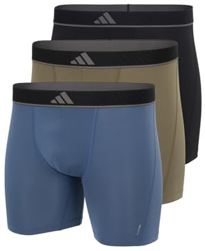 adidas Lot de 3 Boxers pour Hommes - Active Micro Flex Eco - sous-vêtements Confortables - Shorts/Pants, Assorted_4AM015, M, Assorted_4am015, M