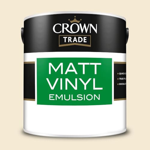 CROWN TRADE MATT VINYL IVORY CREAM 2.5L