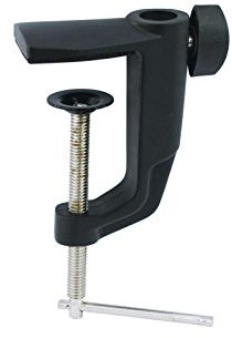 Omnitronic 60006013 Pince pour Microphone de Table, Noir