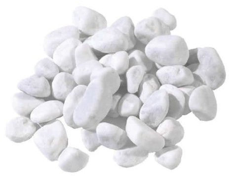 CIOTTOLI IN MARMO BIANCO di CARRARA Ø 7/15 mm Sacco da 25 Kg per Vasi