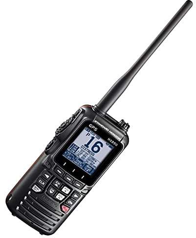 STANDARD HORIZON HX890BK VHF-HH, 6 Watt, w/GPS&FM Rcvr