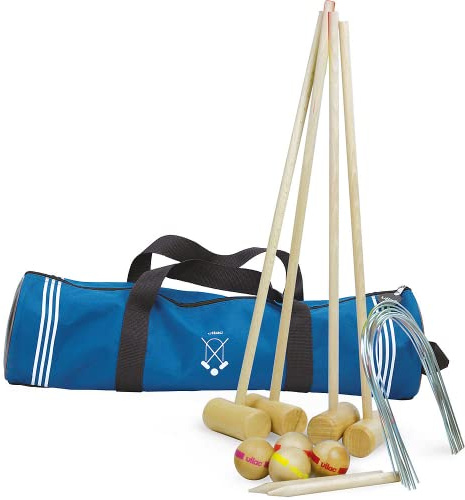 4 players junior croquet set with bag