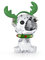 Swarovski Holiday Cheers Weihnachtsbaum, Weihnachtliches Ornament mit Grünen, Roten, Gelben und Bronzefarbenen Swarovski Kristallen