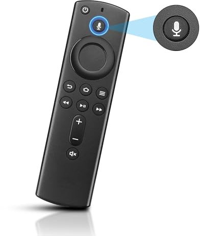 L5B83H Sprachersatz-Fernbedienung der 2. Generation, kompatibel mit Fire Smart TVs Cube (1./2. Generation), Smart TV Stick (2. Generation), Smart TV Stick Lite/4K und Smart TVs der 3. Generation